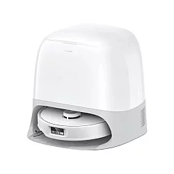 Roborock Robot usisavač sa stanicom za pražnjenje, 6400 mAh, WiFi - Qrevo Curv White