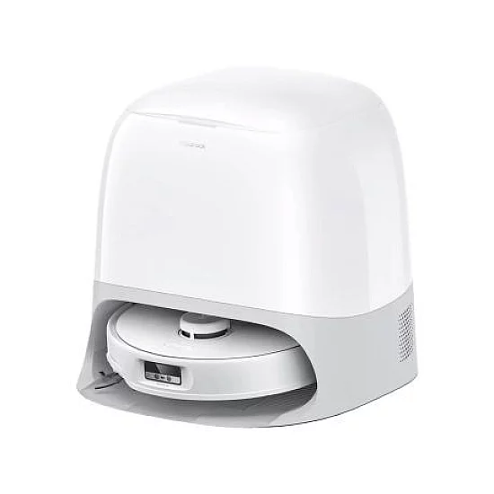 Roborock Robot usisavač sa stanicom za pražnjenje, 6400 mAh, WiFi - Qrevo Curv White