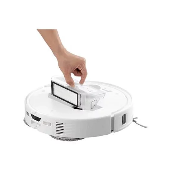 Roborock Robot usisavač sa stanicom za pražnjenje, 6400 mAh, WiFi - Qrevo Curv White