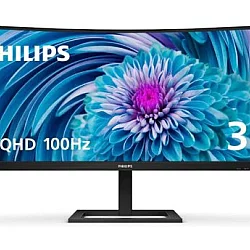 PHILIPS 346E2CUAE/00 UltraWide QHD 100Hz USB-C AMD FreeSync Premium Curved