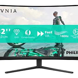 PHILIPS 32M2C3500L/00 QHD 180Hz AMD FreeSync Premium Curved