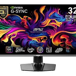 MSI MPG 321URX 4K UHD QD OLED 240Hz Tip-C 90W G-Sync OUTLET