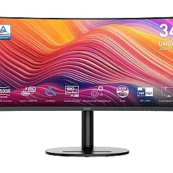 MSI MD342CQP UWQHD QHD 120Hz FreeSync Premium Curved