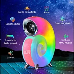 ELEMENTA Bluetooth RGB zvučnik crveni 17577-5959RD