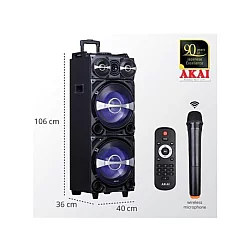 AKAI Bluetooth zvucnik DJ-222 Trolley