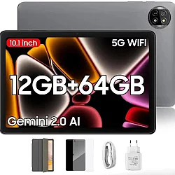 BLACKVIEW Tablet 10.1 Tab 20 Wifi 800x1280 HD+ IPS/4GB/64GB/5MP-8MP/Android 15/gray