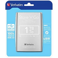 VERBATIM 1TB (53071) Eksterni Hard disk Sivi