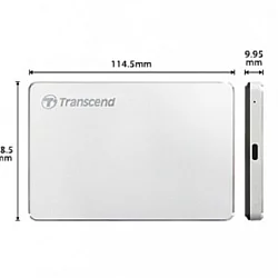 TRANSCEND 1TB, Slim form factor, M3S (TS1TSJ25C3S)