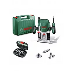 BOSCH zeleni alat POF 1400 ACE + set glodala Električna glodalica za drvo
