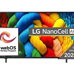 LG 55NANO80A3B 4K HDR Smart NanoCell TV 2025