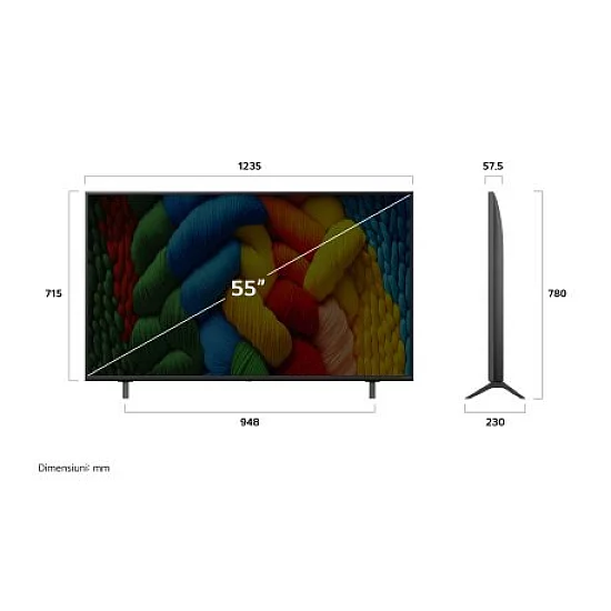 LG 55NANO80A3B 4K HDR Smart NanoCell TV 2025 cena 