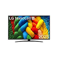 LG 43NANO81A3A 4K HDR NanoCell Smart TV 2025