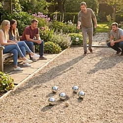 Bolzz Set za igru boćanja – Petanque, 6 kugli + kofer i dodaci