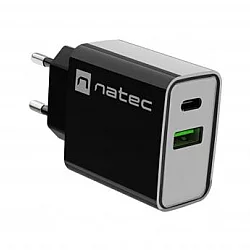 NATEC Ribera NUC-2062 USB-A+USB-C punjač