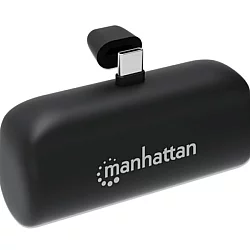 MANHATTAN Powerbank Manhattan 1026336 5000mAh 10W/Black/USB-C