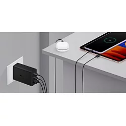 SAMSUNG Kućni punjač 65W 2xUSB + Type C EP-T6530-NBE crni FULL ORG
