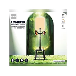 MOXOM Držač i LED svetlo MX-LB09 crno