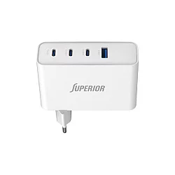 SUPERIOR SU-10001ACCC 100W GaN Fast PD + USB kućište punjača belo
