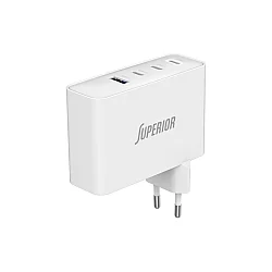 SUPERIOR SU-10001ACCC 100W GaN Fast PD + USB kućište punjača belo
