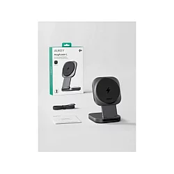 Aukey Bežični magnetni punjač za brzo punjenje LC-MC211 2-u-1 Qi2 25W