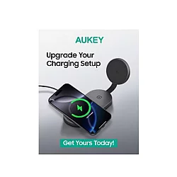 Aukey Bežični magnetni punjač za brzo punjenje LC-MC314 3-u-1 Qi2.2 MagFusion C Pro