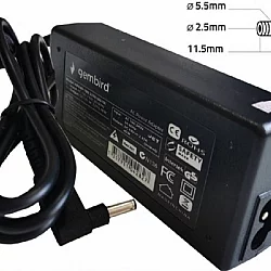 GEMBIRD NPA65-190-3420 (AS12)punjač za laptop 65W-19V-3.42A, 5.5x2.5mm black (819 Alt=AS16) 38952