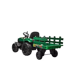 ARISTOM Dečiji traktor na akumulator sa prikolicom 12V Zelena