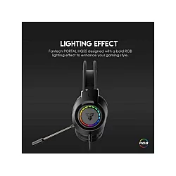 FANTECH Slušalice Gaming HQ55 Portal crne