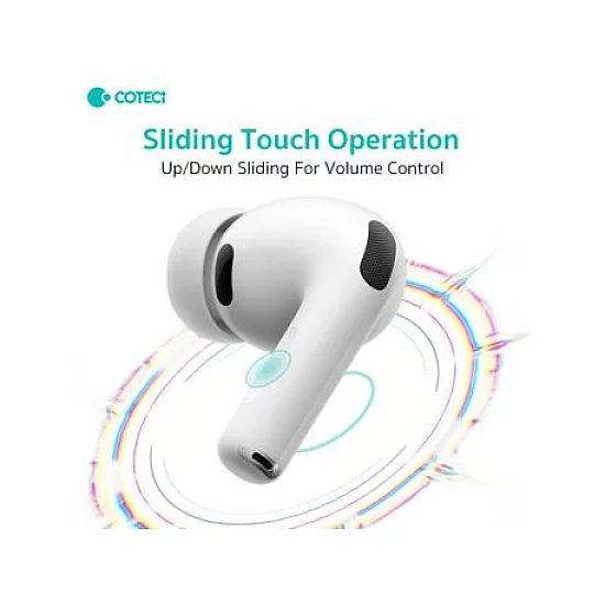 3G Bluetooth slušalice Coteci Smart Pods Pro 3 bele