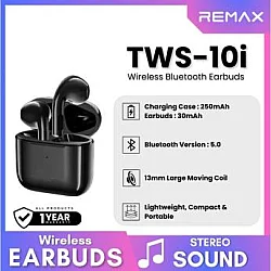 3G Remax Bluetooth slušalice TWS-10i crne
