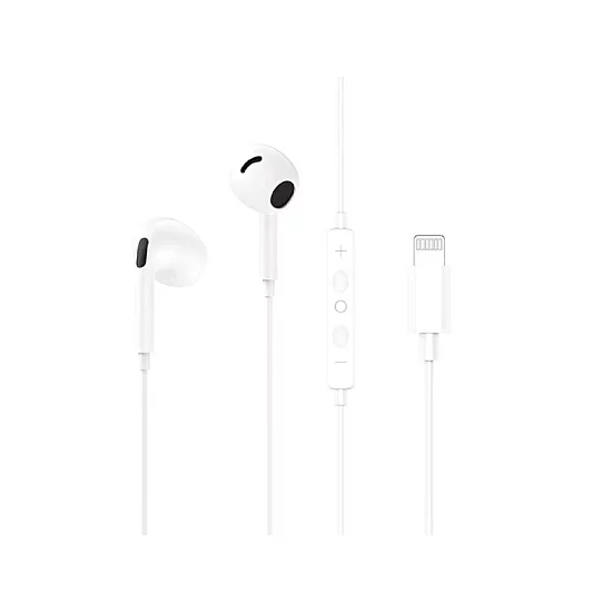 MOXOM LX-EP805 Lightning slušalice bele