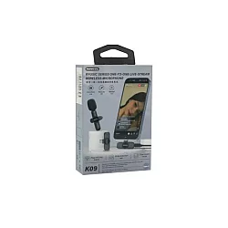 REMAX K09 Bluetooth mikrofon Type-C crni