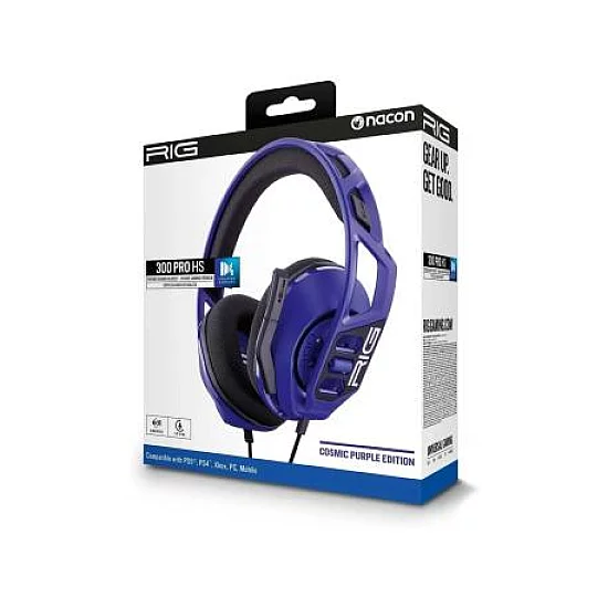 NACON RIG 300 Pro HS Cosmic Purple Gaming slušalice