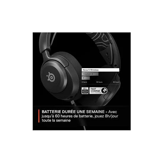 SteelSeries Arctis Nova 5 Wireless Black Gaming slušalice