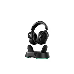 MCHOSE Bežične gaming slušalice V9 Turbo 60mm/Tri-mode/2000mAh/Steel Black + Charging Dock RGB