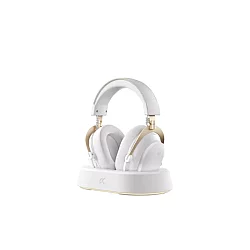 MCHOSE Bežične gaming slušalice V9 Turbo 60mm/Tri-mode/2000mAh/White Gold + Charging Dock RGB