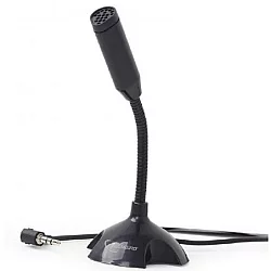 GEMBIRD MIC-D-02 Desktop mikrofon, savitljivo telo, black, 3.5mm