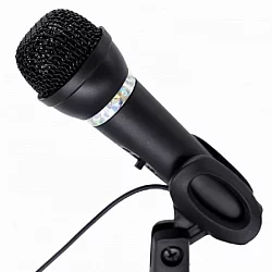 GEMBIRD MIC-D-04 kondenzatorski mikrofon sa stalkom 3,5mm, black