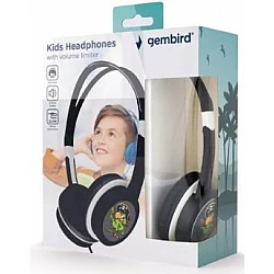 GEMBIRD MHP-JR-BK  Decije slusalice sa limiterom jacine zvuka 3,5mm Crne