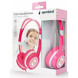 GEMBIRD MHP-JR-PK Decije slusalice sa limiterom jacine zvuka 3,5mm Pink