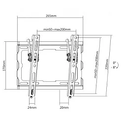 S BOX PLB 3422 T - 2, Nosac tilt