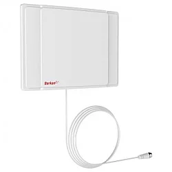 BARKAN AF40P.W Indoor HDTV Flat TV Antenna 65 km