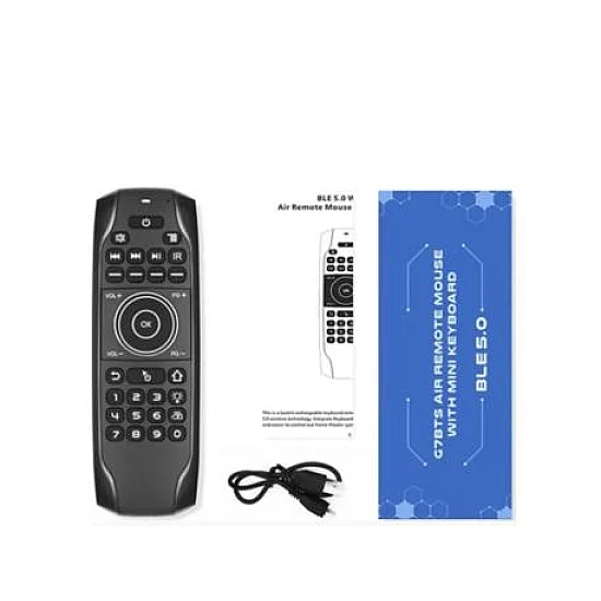 GEMBIRD GMB-G7BTS AIR MOUSE Android TV Box Remote Control, Unique Design, Mini keyboard