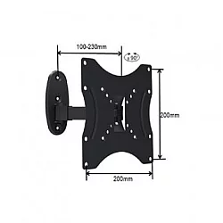 ALPHA SHORT TV nosač 17''-42'' do 30kg
