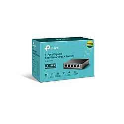 TP LINK LAN Switch TL-SG105PE 5port 10/100/1000Mbps/4PoE/Metal