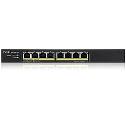 Zyxel GS1915-8EP,PoE 8portGbESmart Switch,60W 802.3at, desk