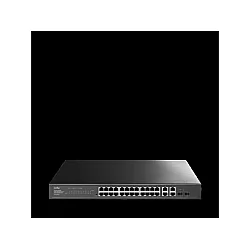 CUDY Svič 10/100/1000 26-port GS1028ES2 Light Managed PoE+ sa 2x combo porta