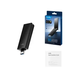 CUDY WU6500,BE6500 Wi-Fi 7 USB 3.0 adapter sa visokim pojačanjem, V1.0, 2.8 Gbps+2.8 Gbps+688 Mbps