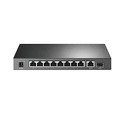 TP LINK 10-Port Gigabit POE+ switch, 8 Gigabit PoE+ Ports,1Gigabit RJ45 port 1 Gigabit SFP Slots