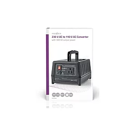 NEDIS OCO102 Konvertor snage, 230V AC 50Hz, 270W, Euro, Black Omogucava upotrebu opreme iz SAD u Evropi